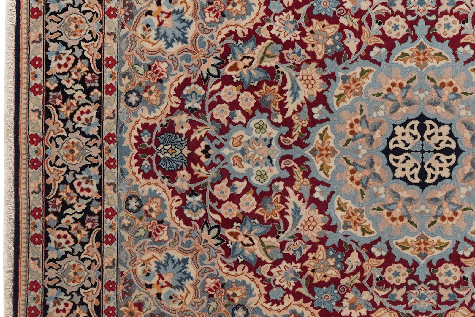 Isfahan — Hand-knotted, 76x108 cm, Multicolor, 100% Virgin Wool | View 3