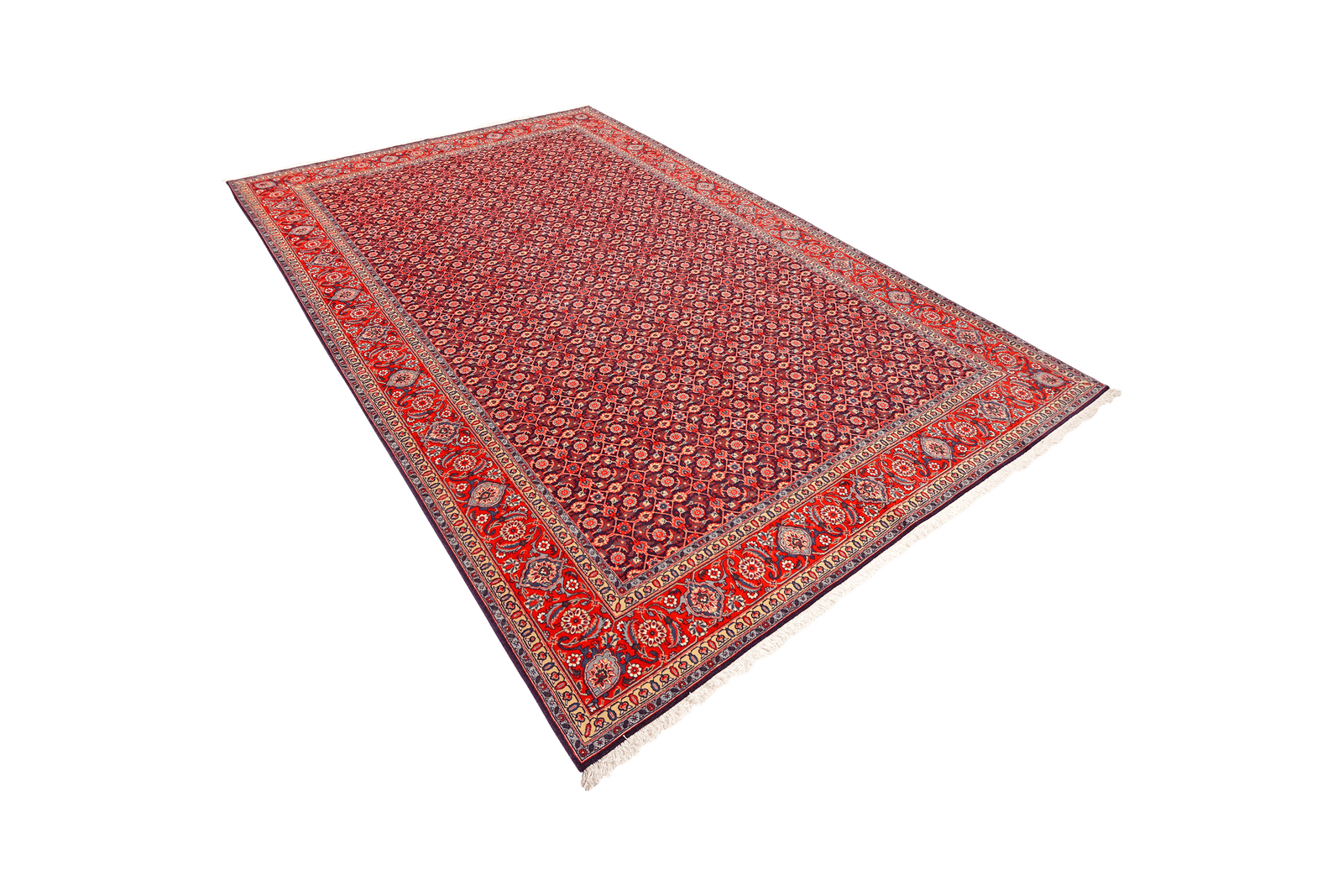 Tabriz 50 Raj — Hand-knotted, 202x309 cm, Black, 100% Virgin Wool | View 5