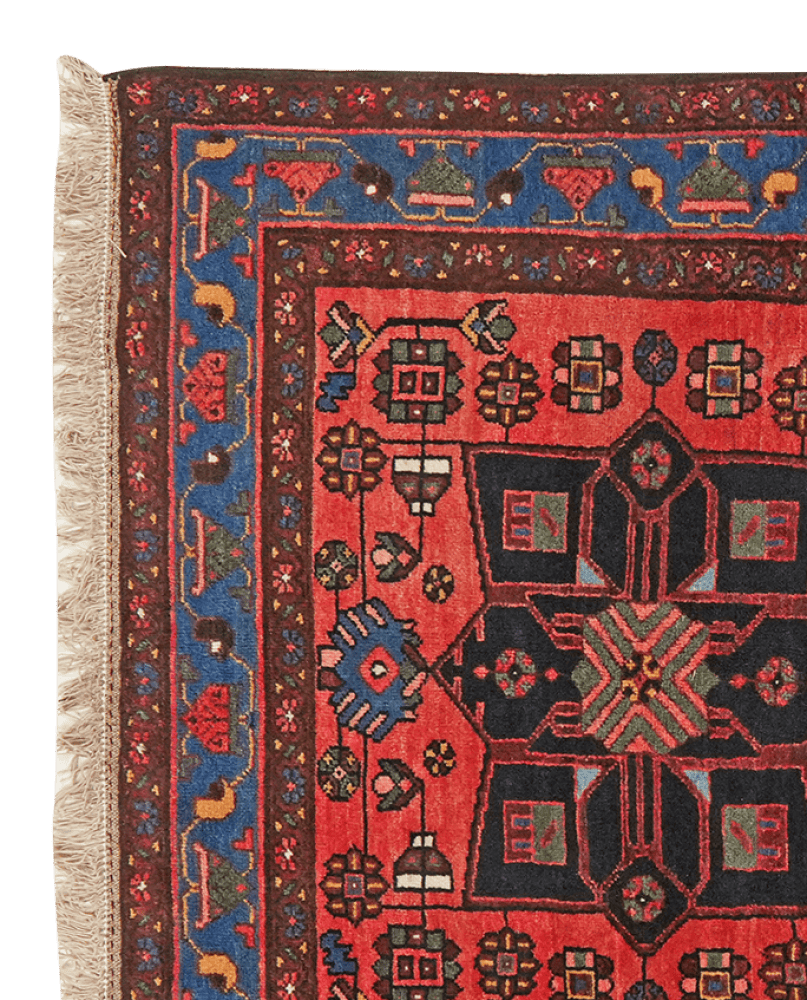 Garaghan — Hand-knotted, 120x205 cm, Red, 100% Virgin Wool | View 3