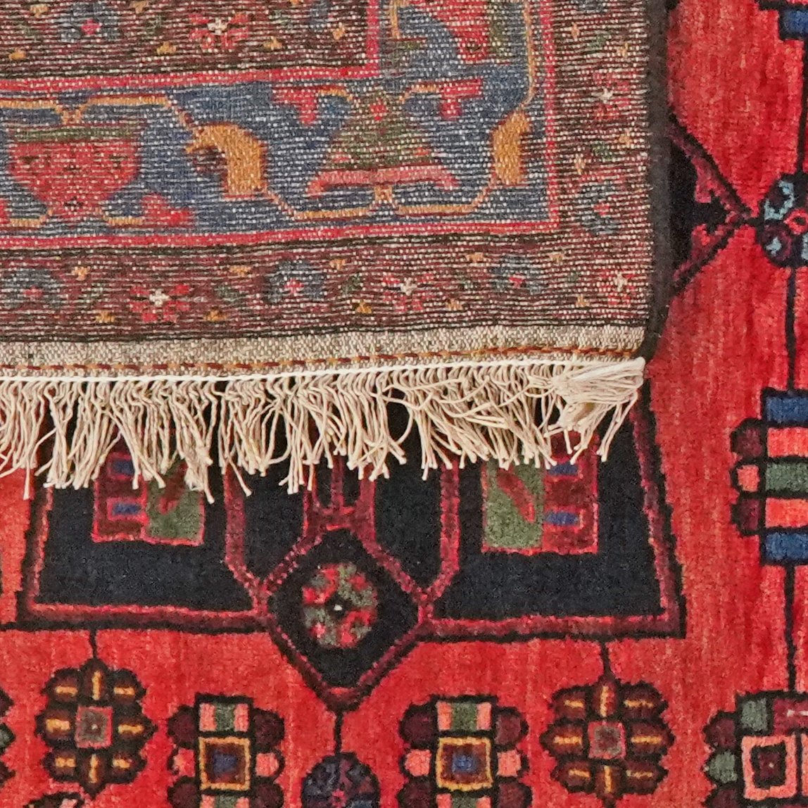 Garaghan — Hand-knotted, 120x205 cm, Red, 100% Virgin Wool | View 6
