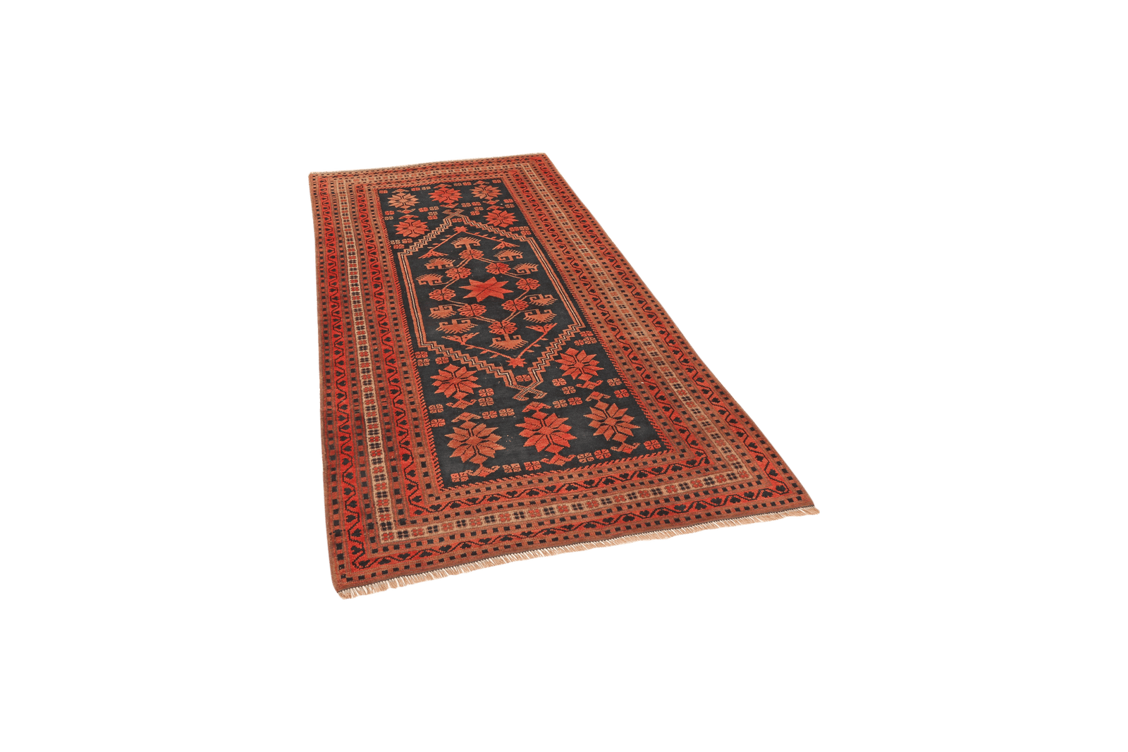 Yagdjibedir — Hand-knotted, 105x179 cm, Blue, 100% Virgin Wool | View 5