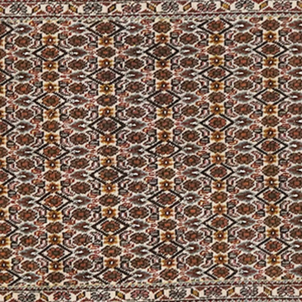 Tabriz 40 Raj — Hand-knotted, 77x295 cm, Beige, 100% Virgin Wool | View 4