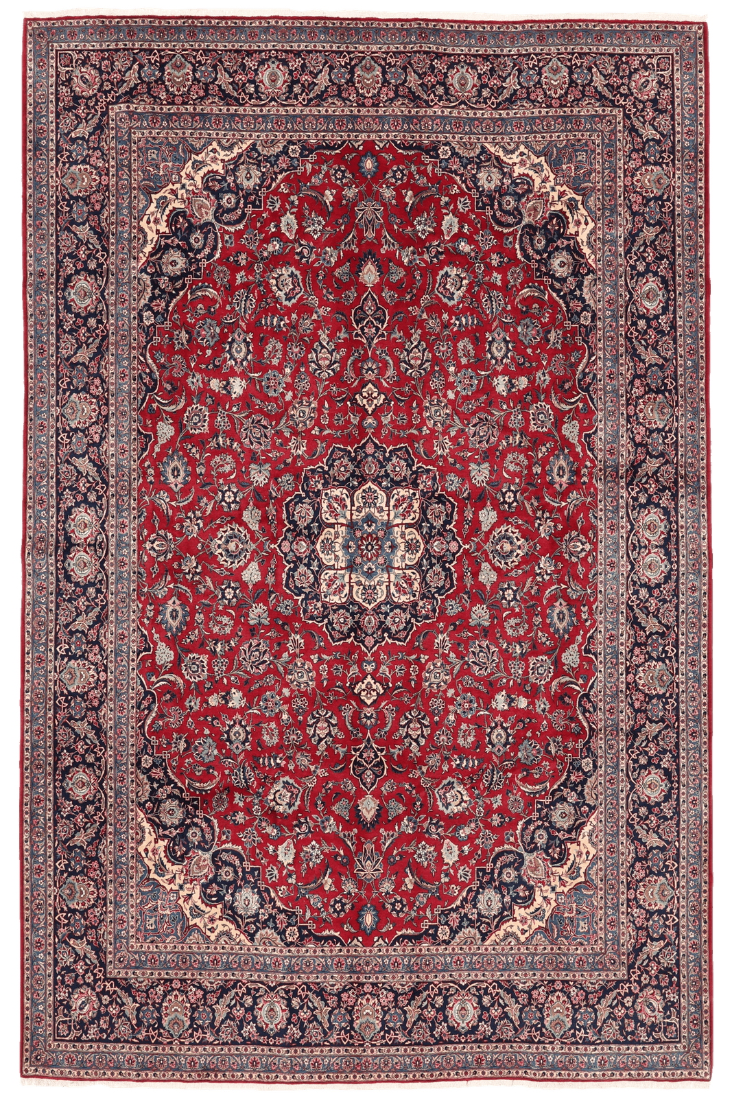 Kashan — Hand-knotted, 334x462 cm, 100% Virgin Wool | Main view