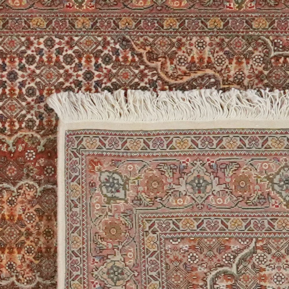 Tabriz 50 Raj — Hand-knotted, 83x301 cm, Beige, 100% Virgin Wool | View 6
