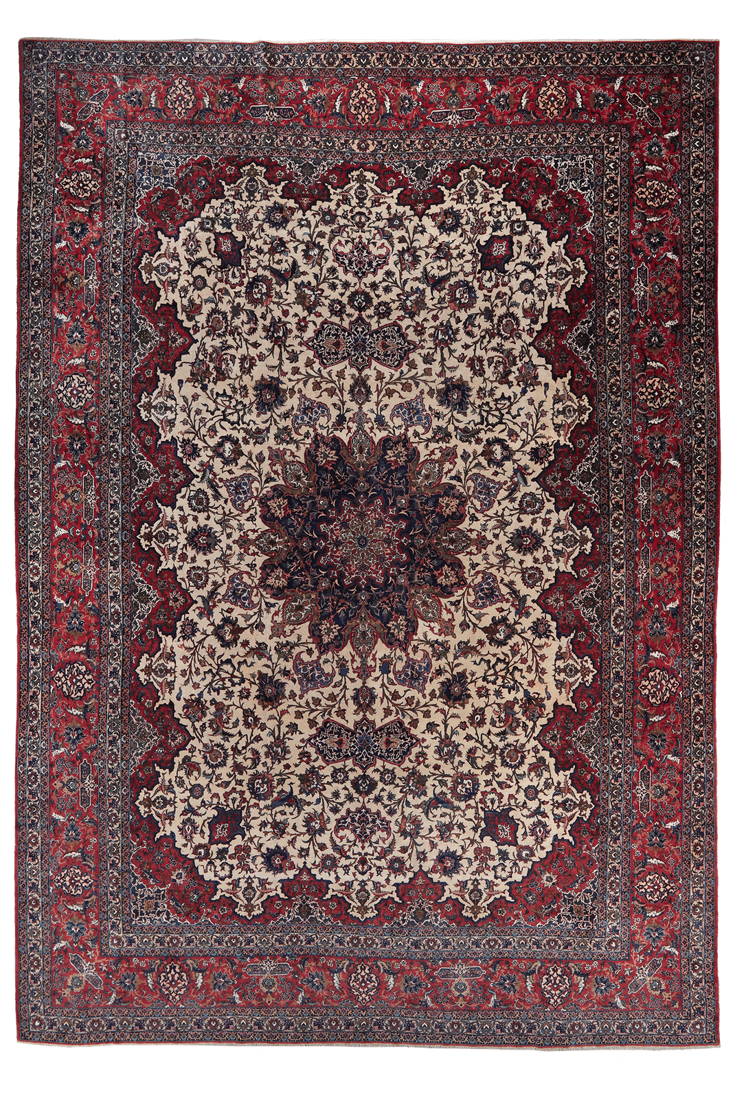 Isfahan — Hand-knotted, 320x465 cm, 100% Virgin Wool | Main view