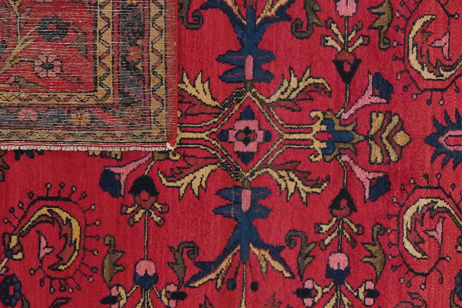 Armanibaf — Handgefertigt, 139x112 cm, Blau, 100% Virgin Wool | View 6