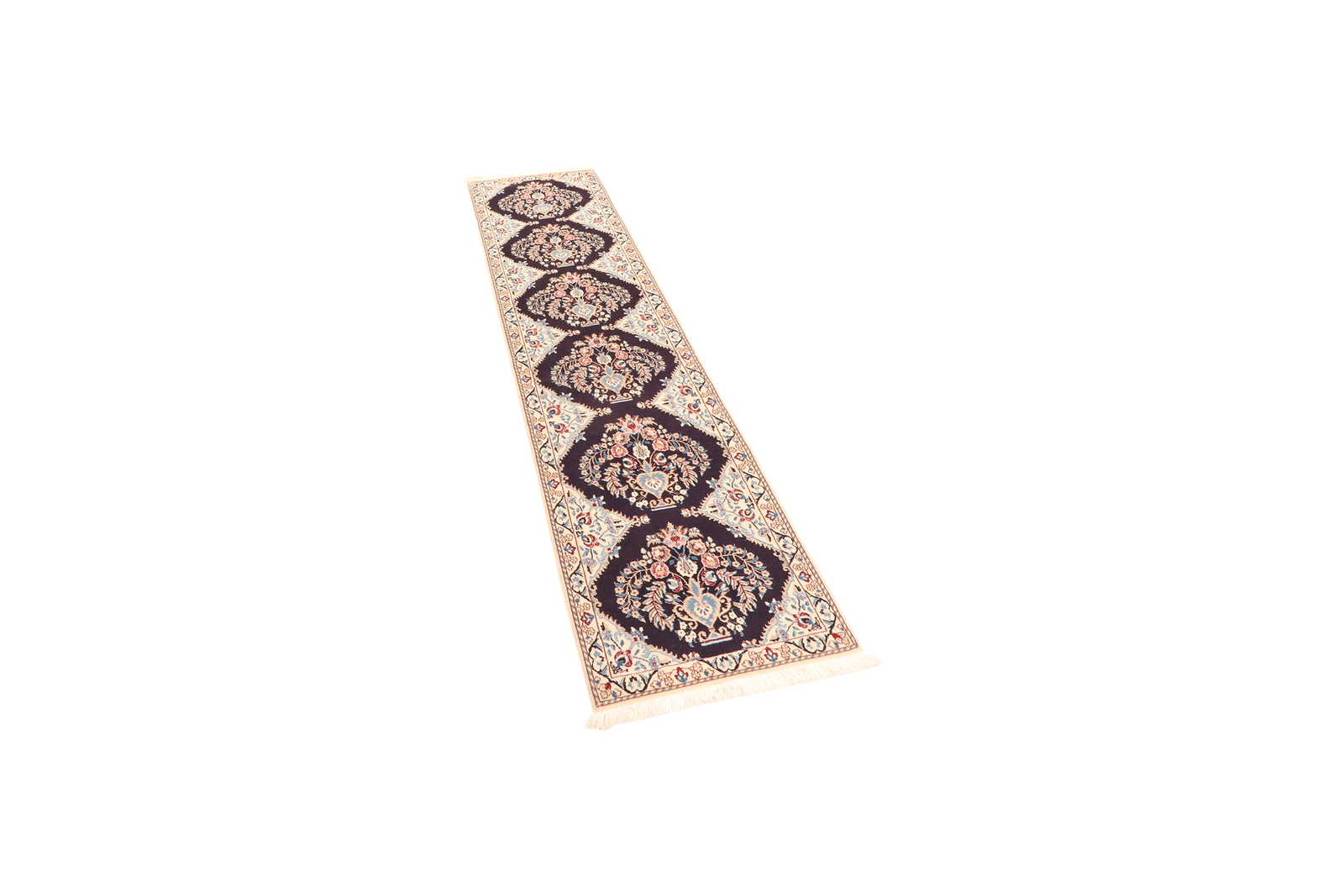 Nain 6La — Handgefertigt, 210x49 cm, Beige, 100% Virgin Wool | View 5