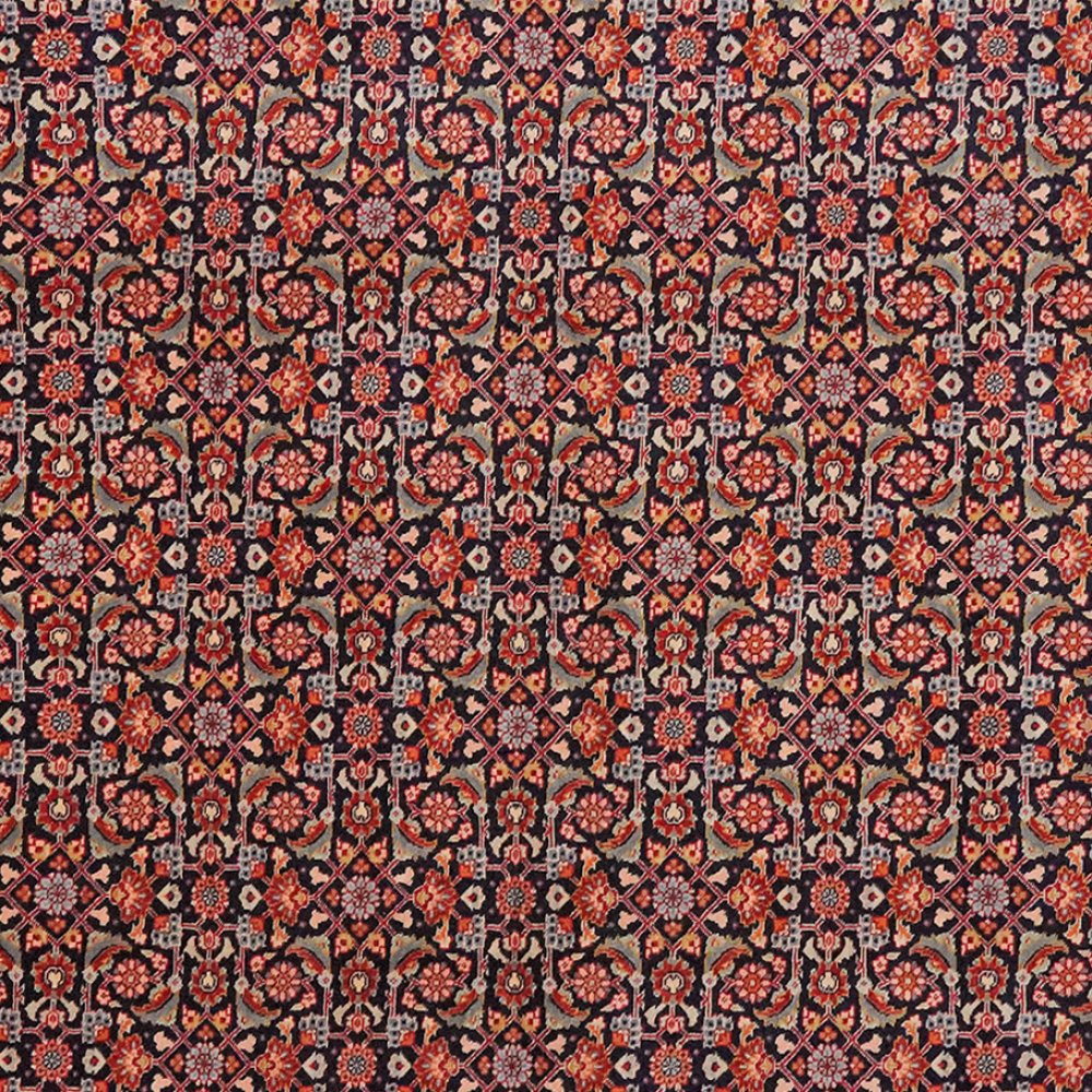 Tabriz 40 Raj — Hand-knotted, 190x204 cm, Blue, 100% Virgin Wool | View 4