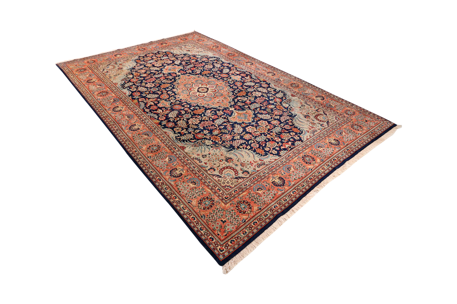 Kashan — Handgefertigt, 316x206 cm, Rot, 100% Virgin Wool | View 6