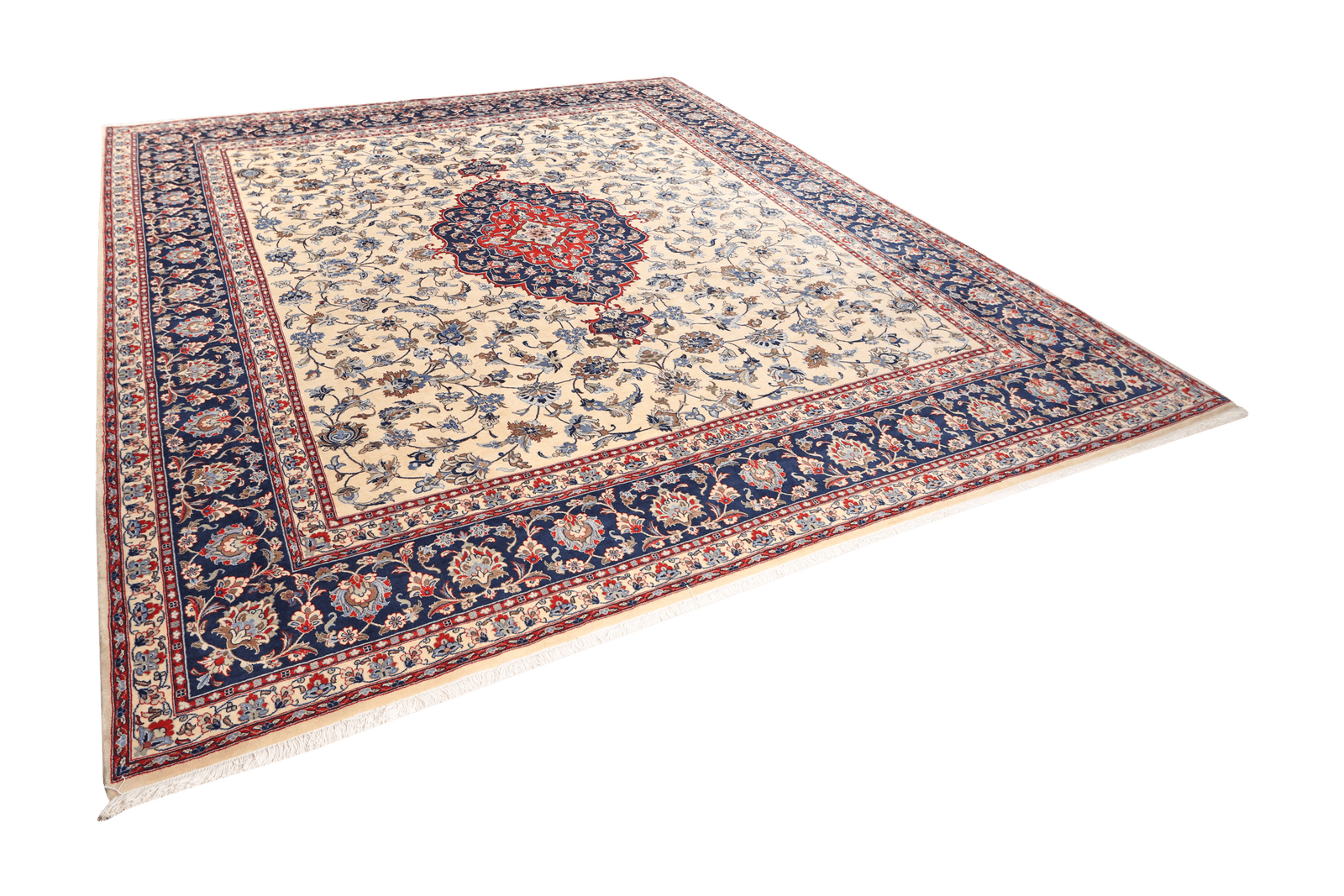 Kashan — Hand-knotted, 310x349 cm, Brown, 100% Virgin Wool | View 5