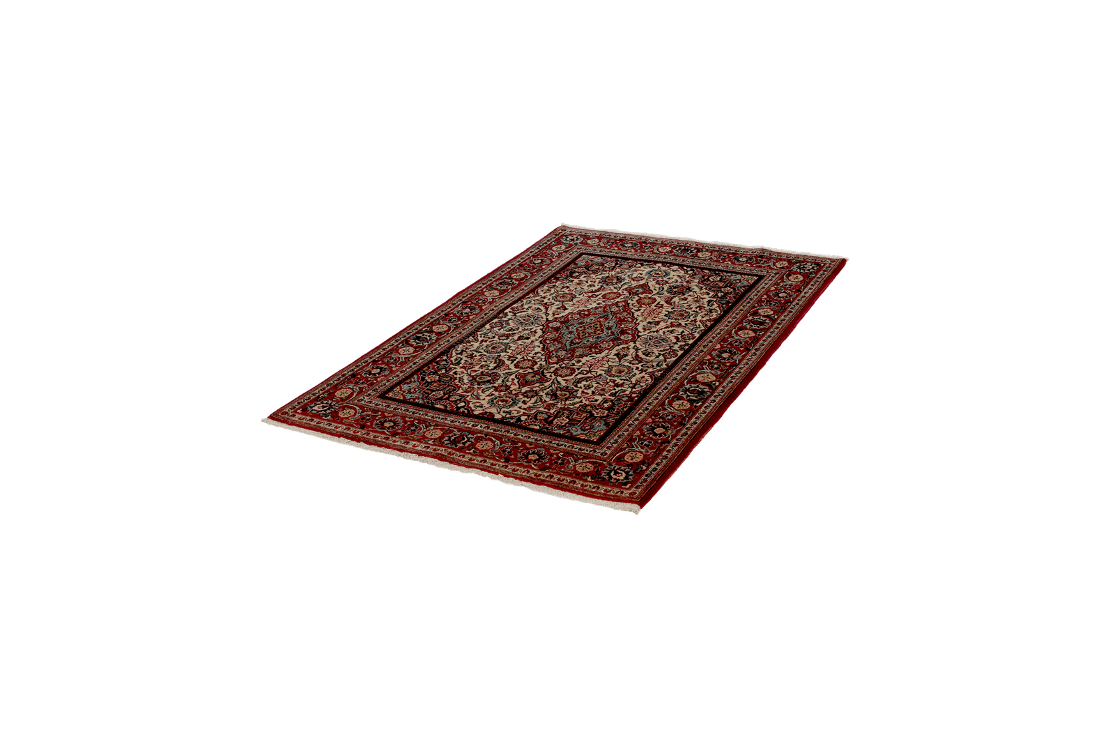 Kashan — Hand-knotted, 108x158 cm, Brown, 100% Virgin Wool | View 5