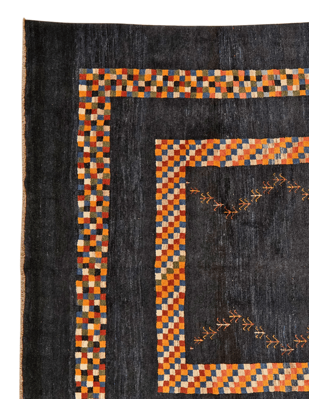 Gabbeh — Hand-knotted, 285x397 cm, Blue, 100% Virgin Wool | View 3