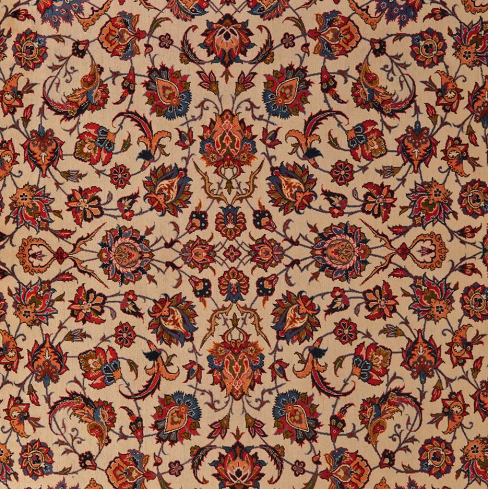 Isfahan — Hand-knotted, 277x392 cm, Beige, 100% Virgin Wool | View 4