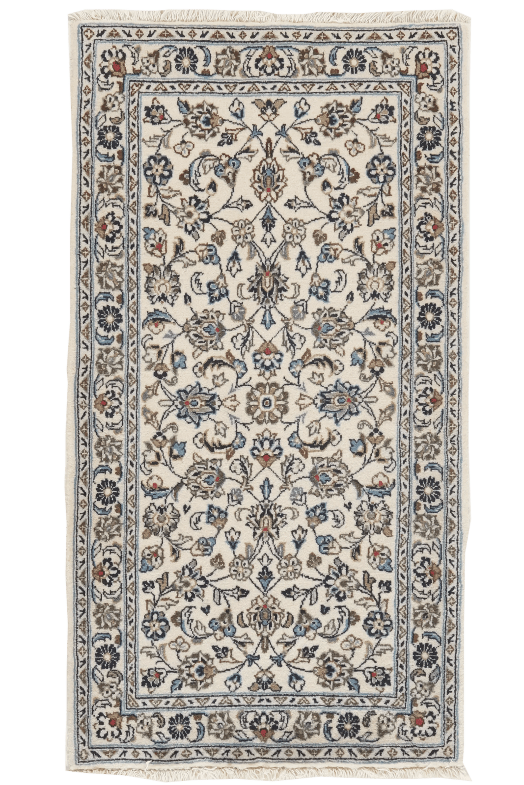 Ardakan — Hand-knotted, 67x127 cm, Beige, 100% Virgin Wool | Main view