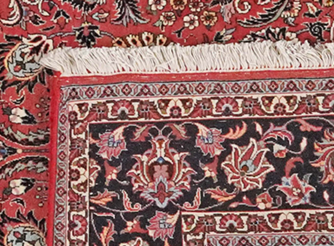 Bidjar — Hand-knotted, 207x296 cm, Red, 100% Virgin Wool | View 6
