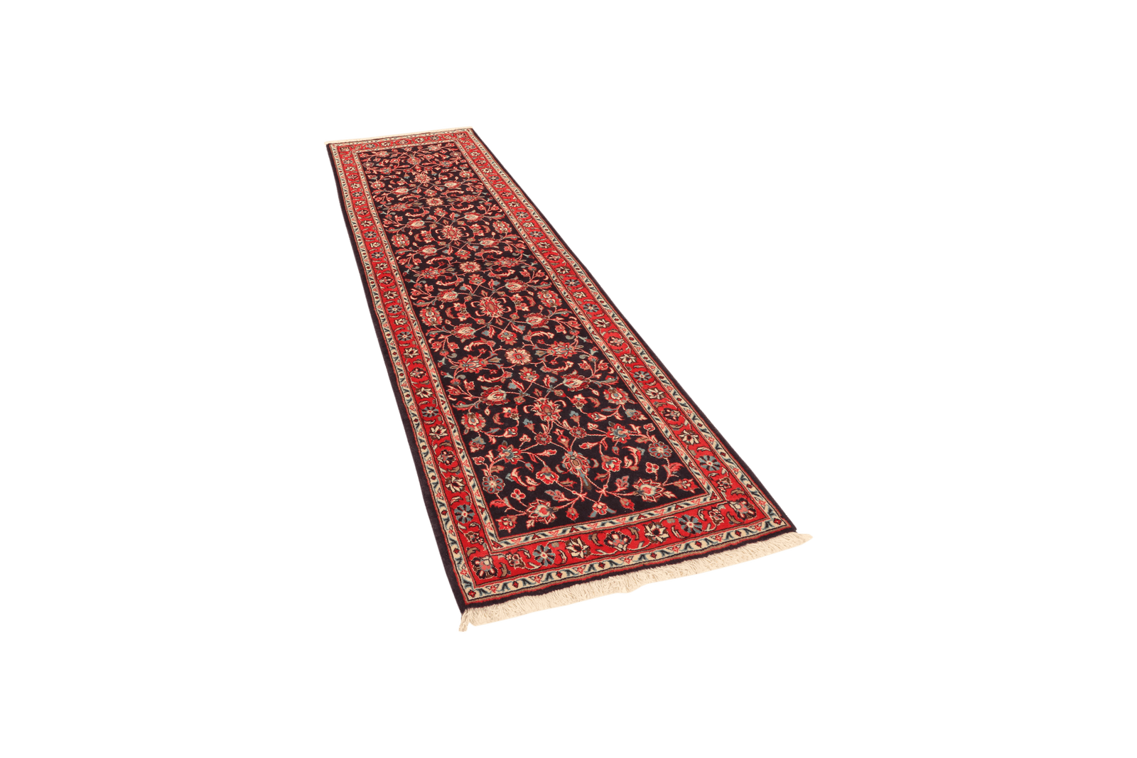 Ardakan — Hand-knotted, 70x237 cm, Blue, 100% Virgin Wool | View 5
