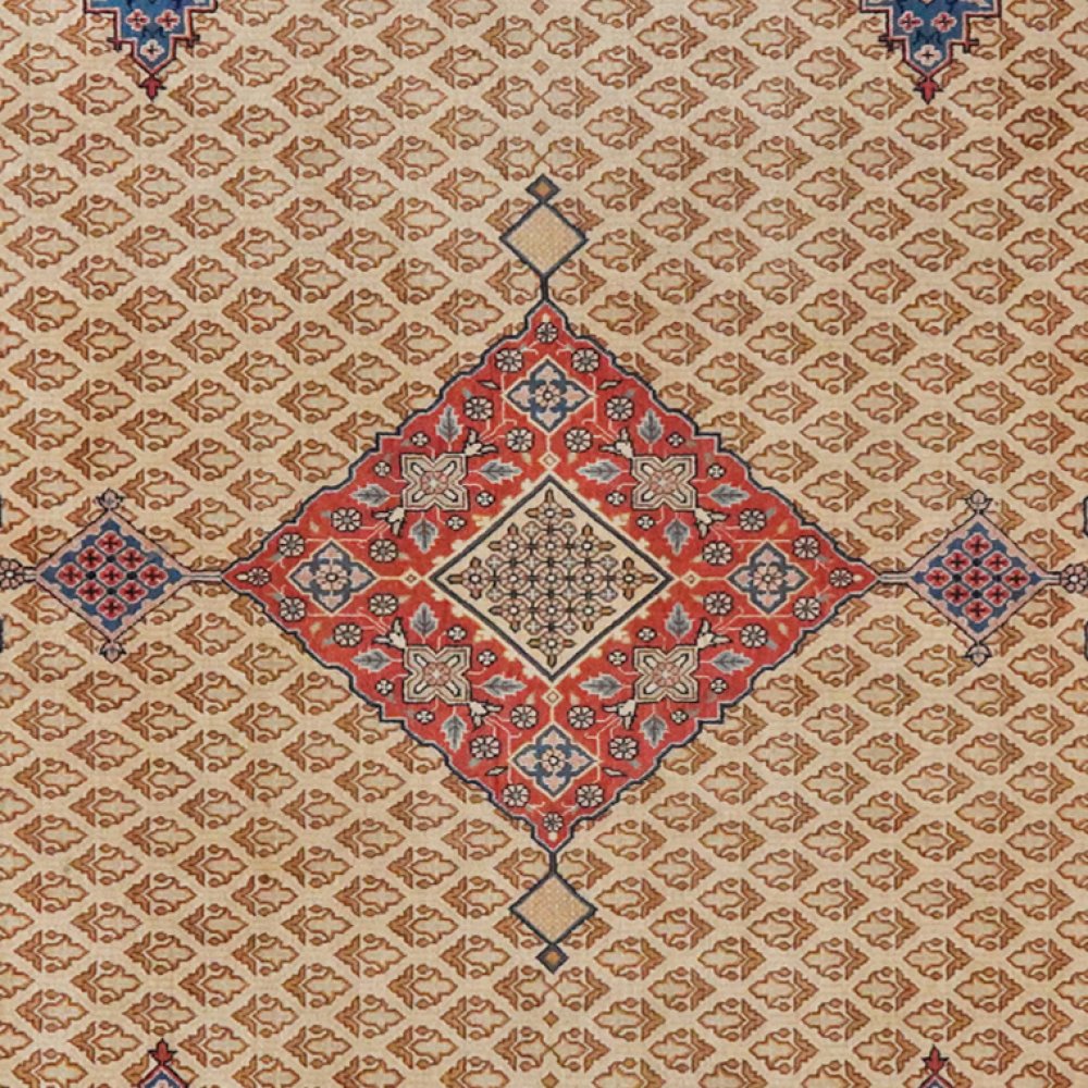Ekbatan — Hand-knotted, 213x334 cm, Beige, 100% Virgin Wool | View 4