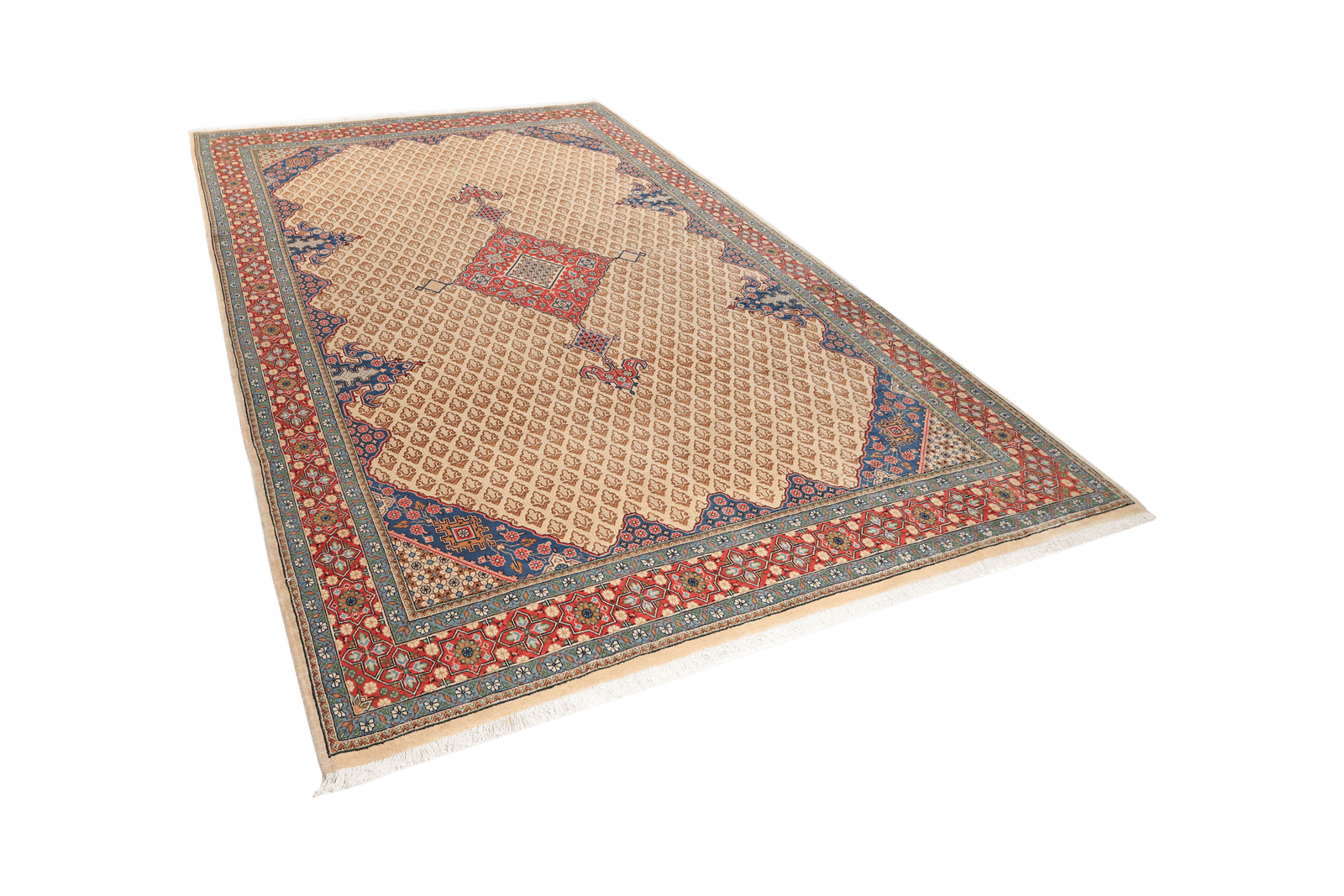 Ekbatan — Hand-knotted, 213x334 cm, Beige, 100% Virgin Wool | View 5