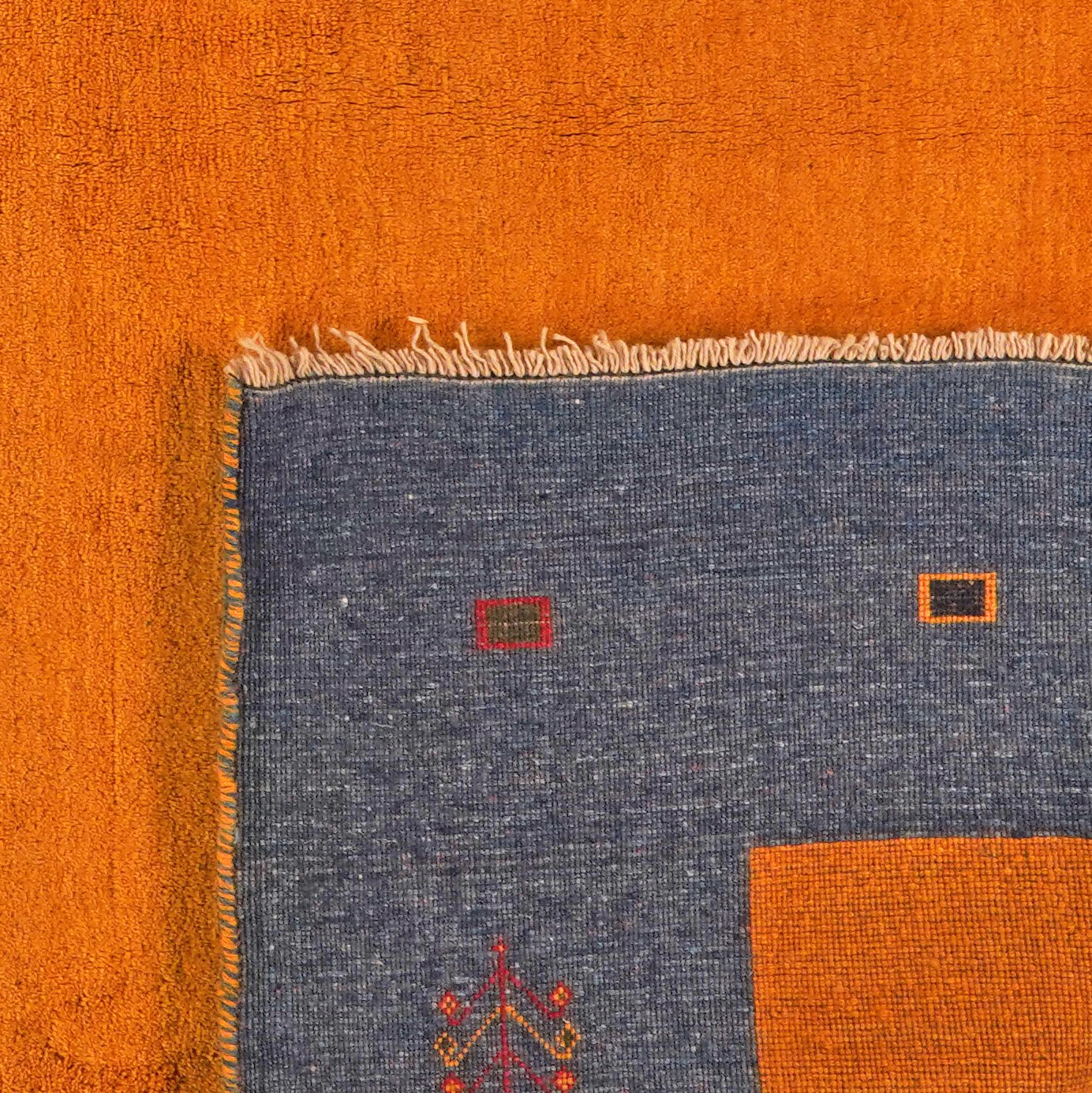 Gabbeh — Hand-knotted, 303x408 cm, Yellow, 100% Virgin Wool | View 6