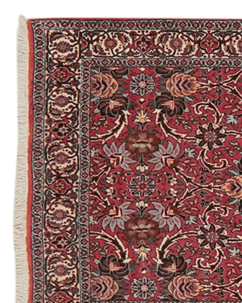 Bidjar — Hand-knotted, 85x388 cm, Red, 100% Virgin Wool | View 3
