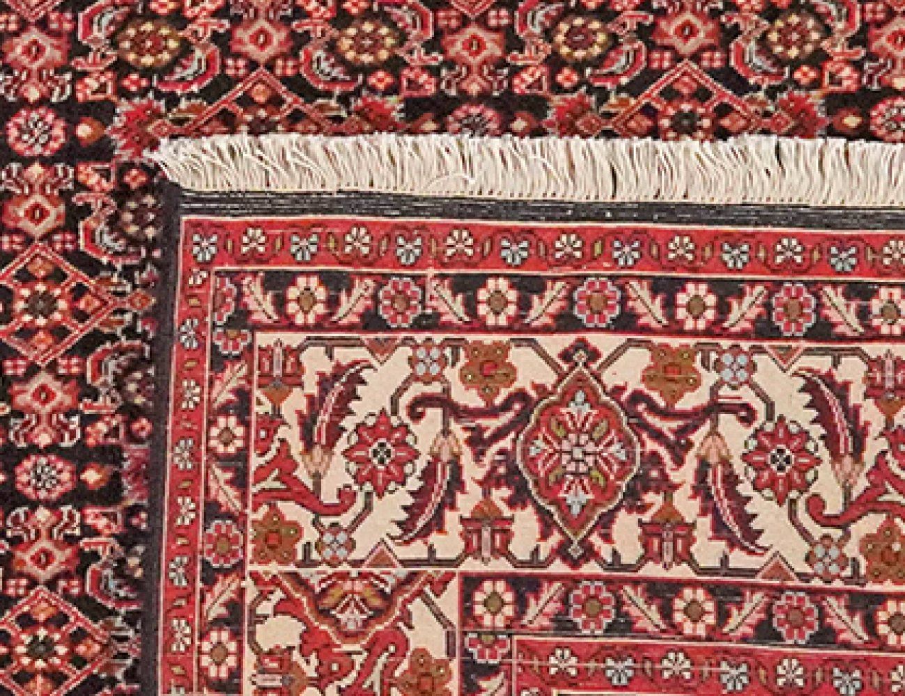 Bidjar Zandjan — Hand-knotted, 204x292 cm, Blue, 100% Virgin Wool | View 6