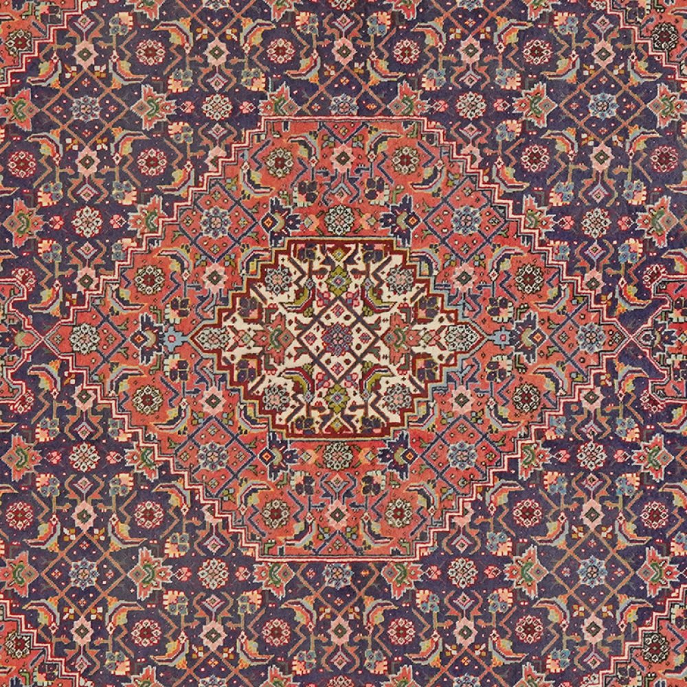 Tabriz Old — Hand-knotted, 143x201 cm, Red, 100% Virgin Wool | View 4