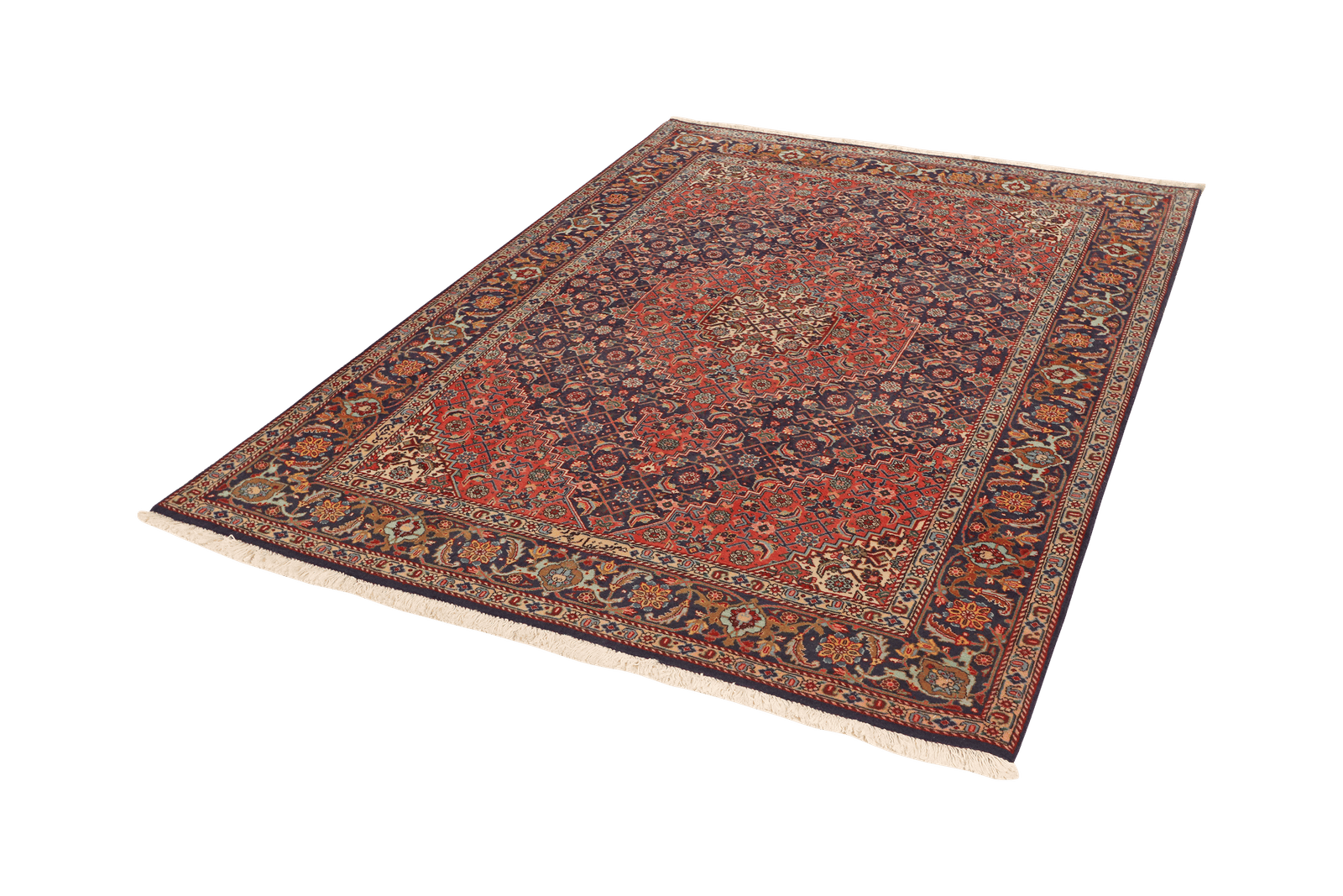 Tabriz Old — Hand-knotted, 143x201 cm, Red, 100% Virgin Wool | View 5