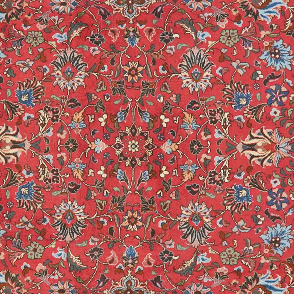 Bidjar — Hand-knotted, 112x174 cm, Red, 95% Schurwolle, 5% Seide | View 4