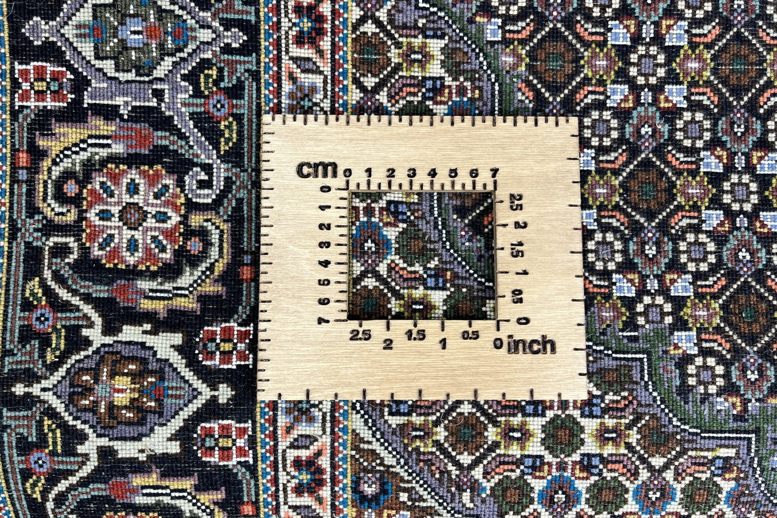 Tabriz 40 Raj — Hand-knotted, 153x198 cm, Blue, 100% Virgin Wool | View 11
