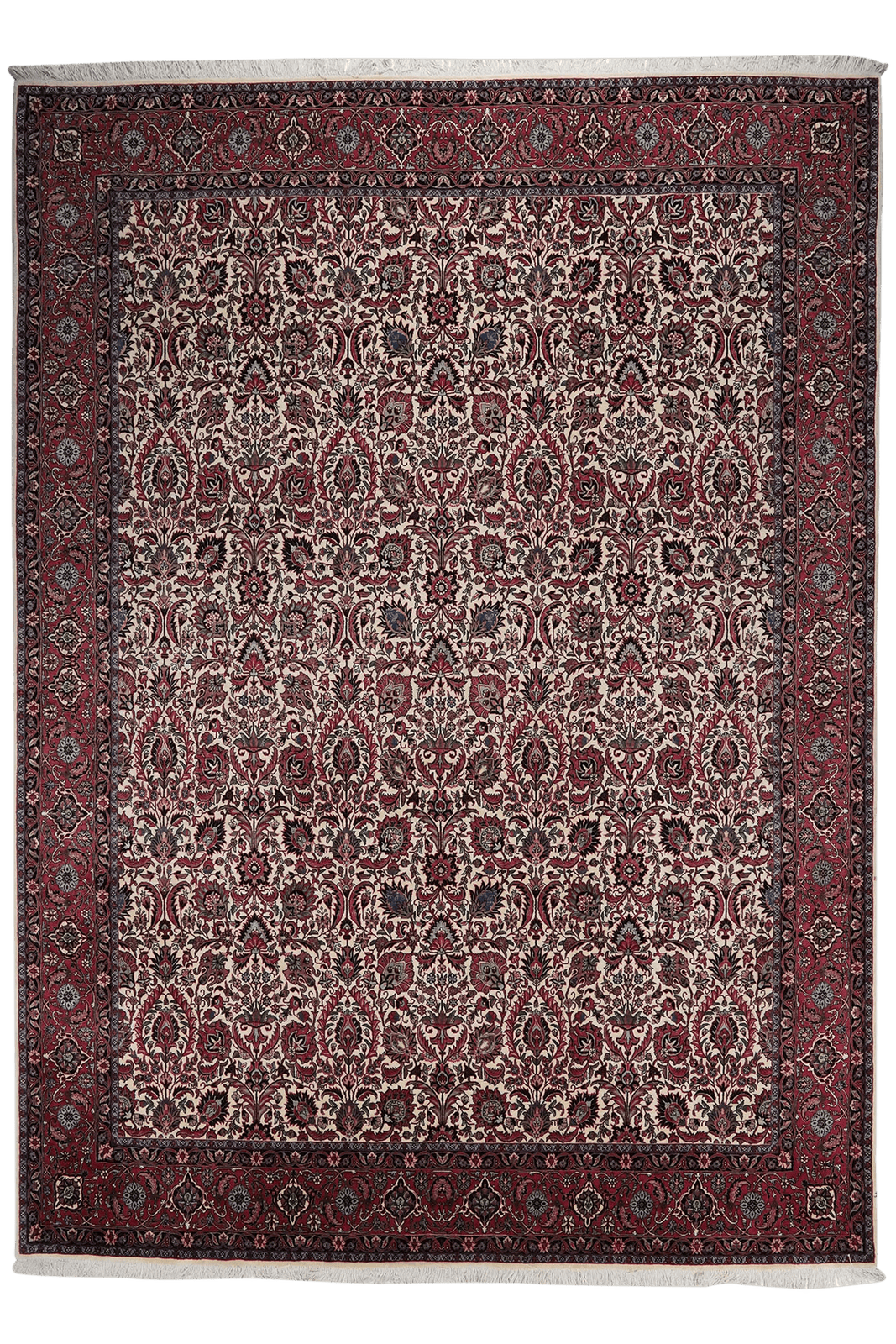 Bidjar Bookan — Hand-knotted, 251x345 cm, Beige, 100% Virgin Wool | Main view