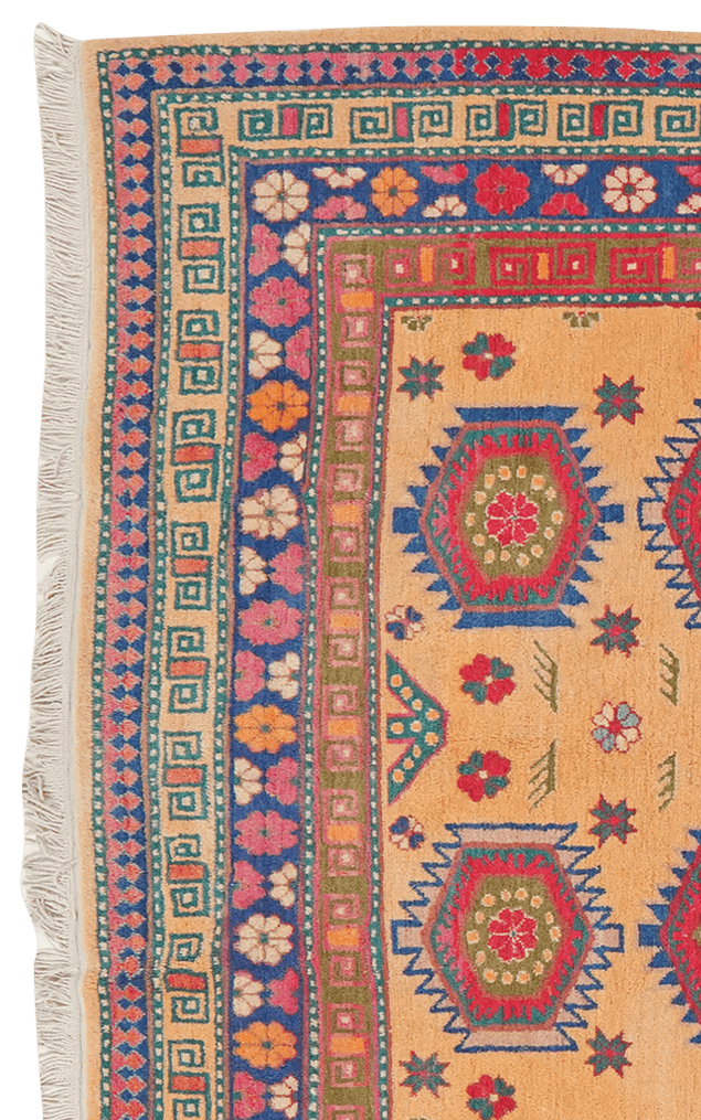 Samarkand — Hand-knotted, 154x263 cm, Beige, 100% Virgin Wool | View 3