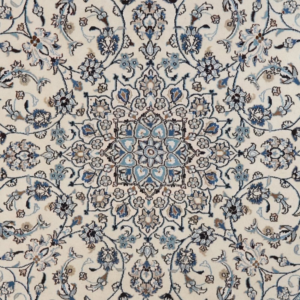 Nain — Hand-knotted, 246x246 cm, Beige, 100% Virgin Wool | View 4