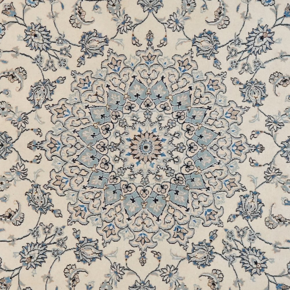 Nain — Hand-knotted, 246x246 cm, Beige, 100% Virgin Wool | View 4