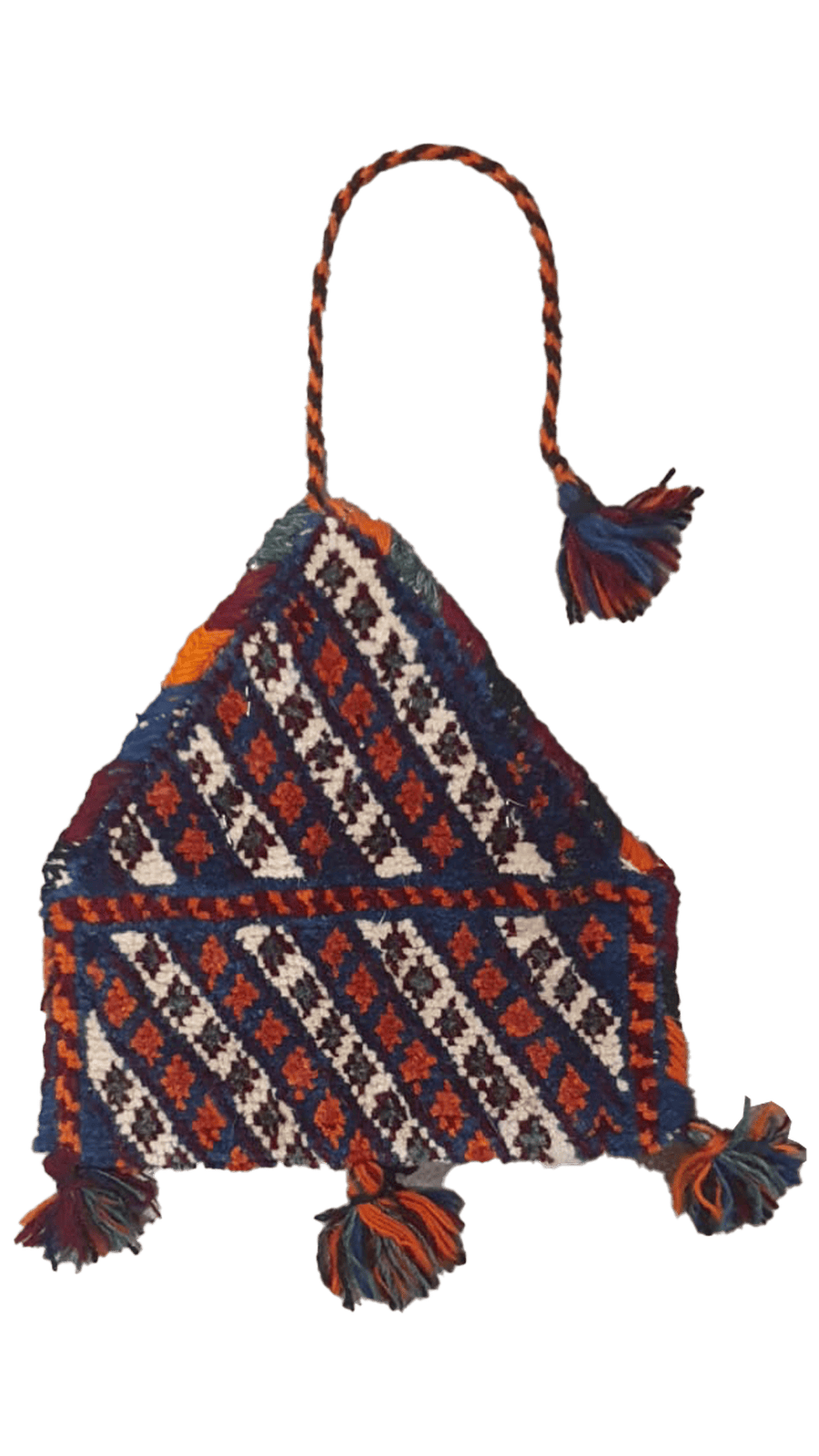 Tasche — Handmade, 20x22 cm, Multicolor, 100% Virgin Wool | Main view