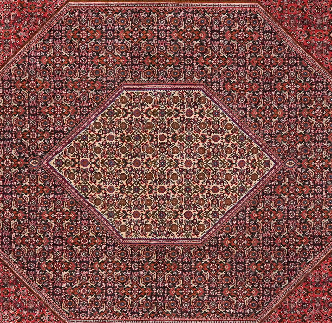Bidjar — Hand-knotted, 208x298 cm, Blue, 100% Virgin Wool | View 4