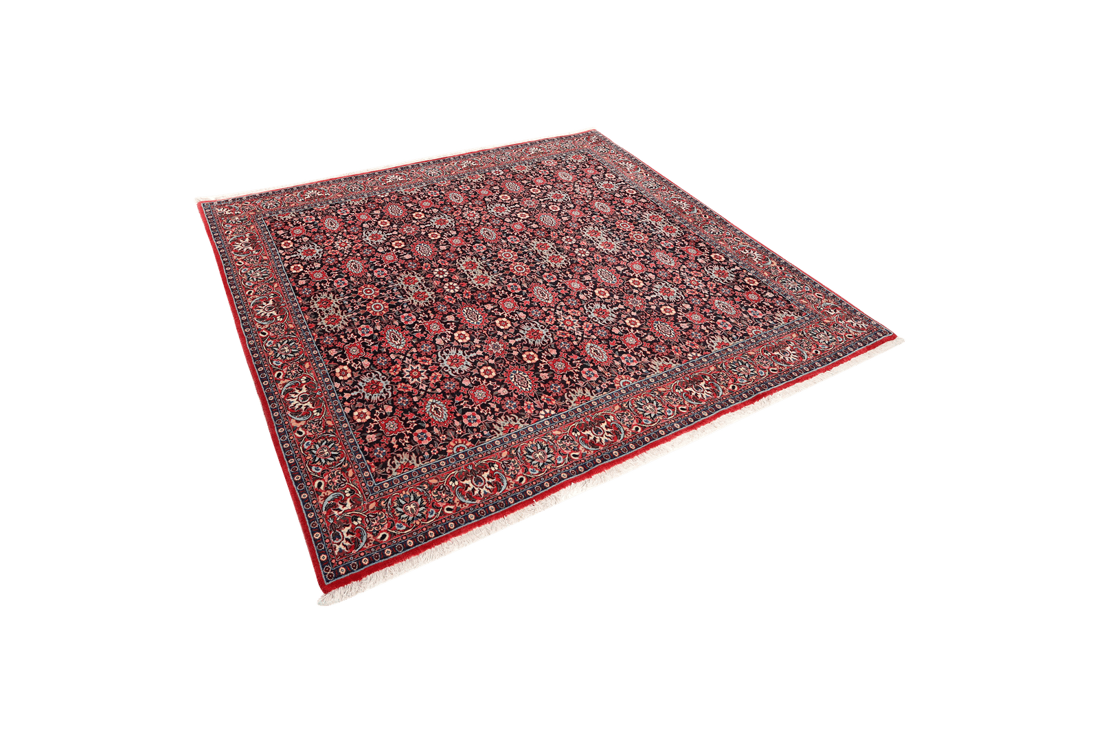 Bidjar — Hand-knotted, 202x200 cm, Blue, 100% Virgin Wool | View 5