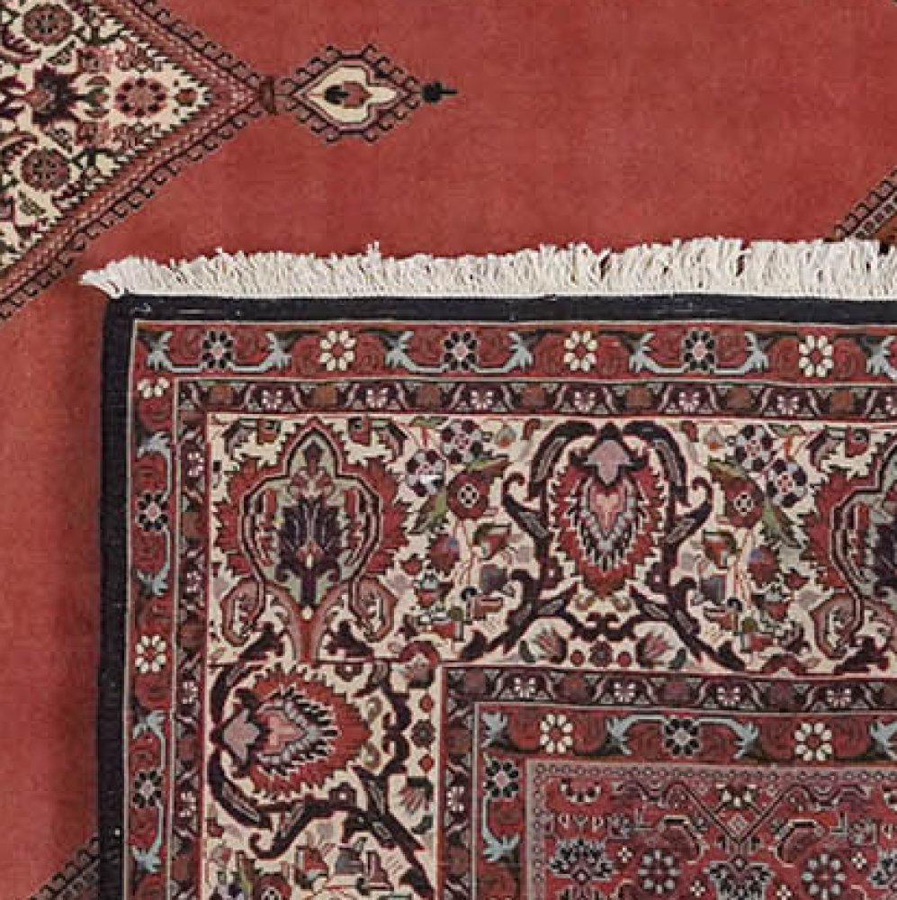 Bidjar — Hand-knotted, 253x358 cm, Red, 100% Virgin Wool | View 6