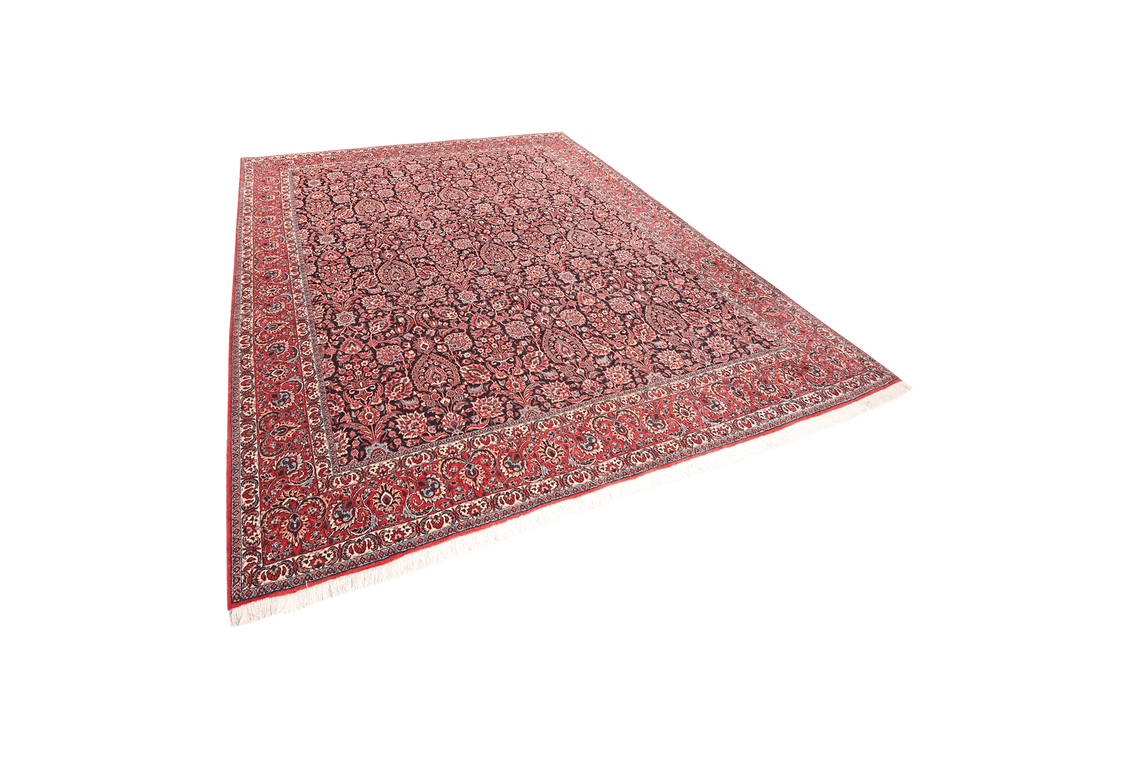 Bidjar — Hand-knotted, 255x308 cm, Blue, 100% Virgin Wool | View 5