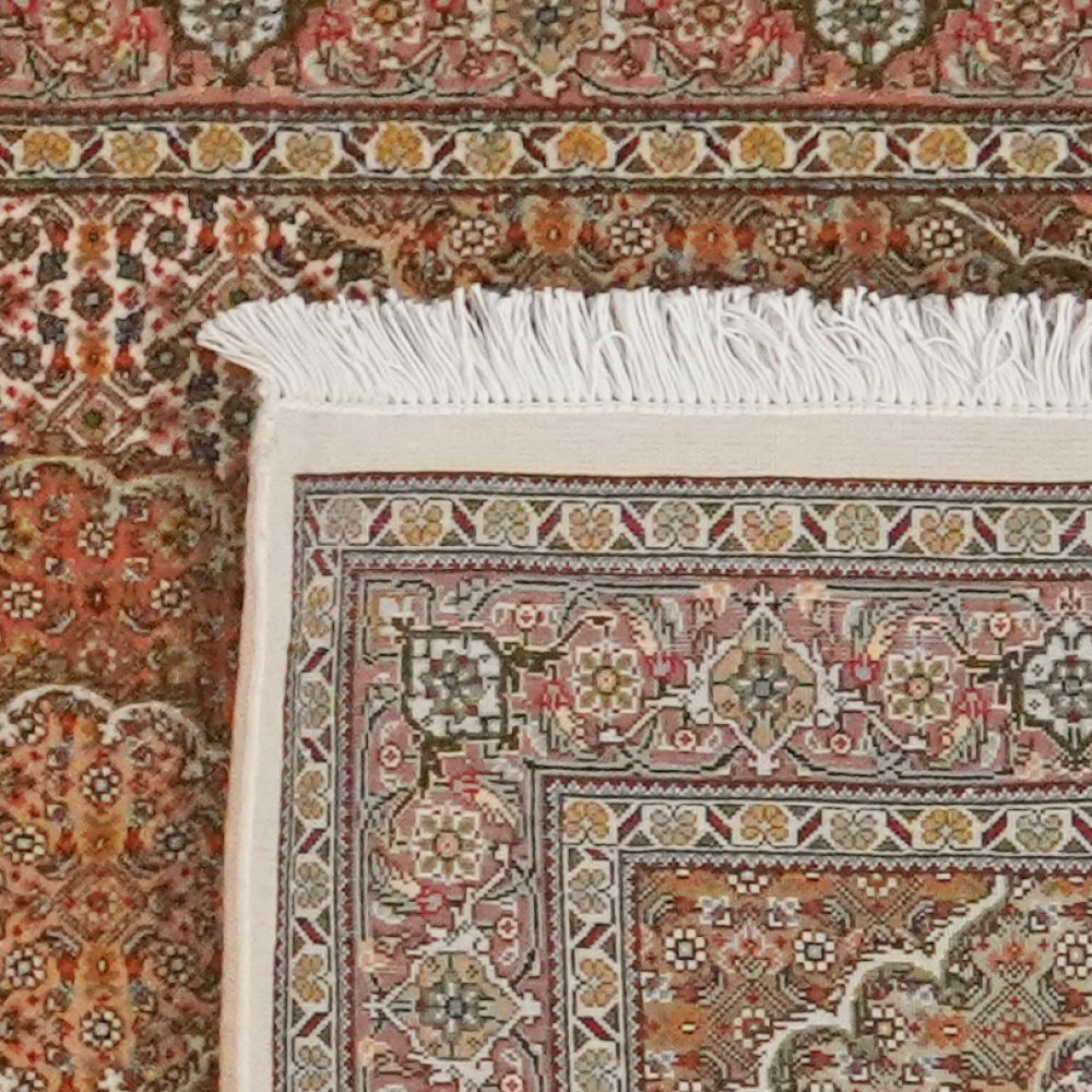 Tabriz 50 Raj — Hand-knotted, 83x315 cm, Brown, 100% Virgin Wool | View 6