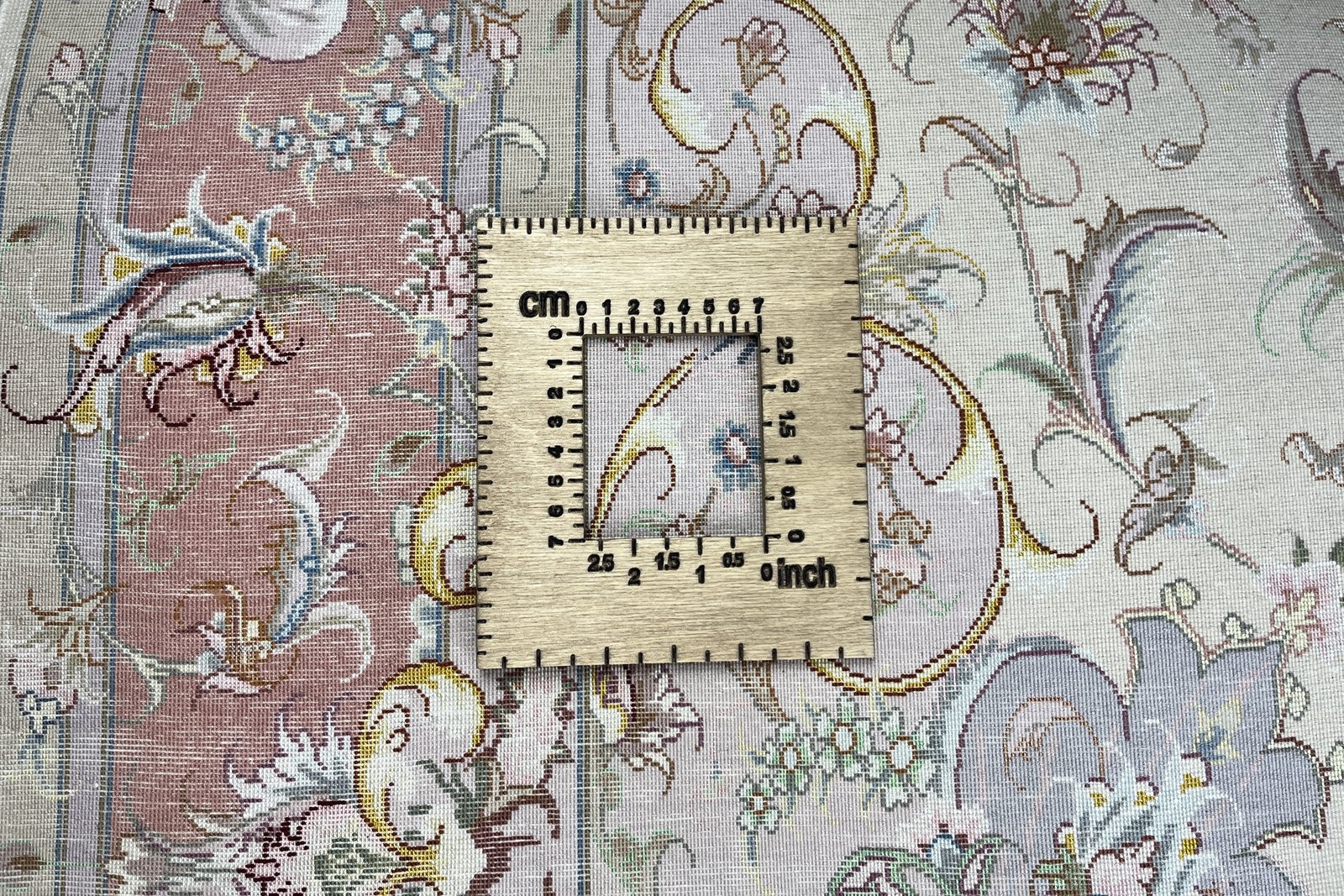 Tabriz 50 Raj — Hand-knotted, 150x208 cm, Beige, 90% Schurwolle, 10% Seide | View 11