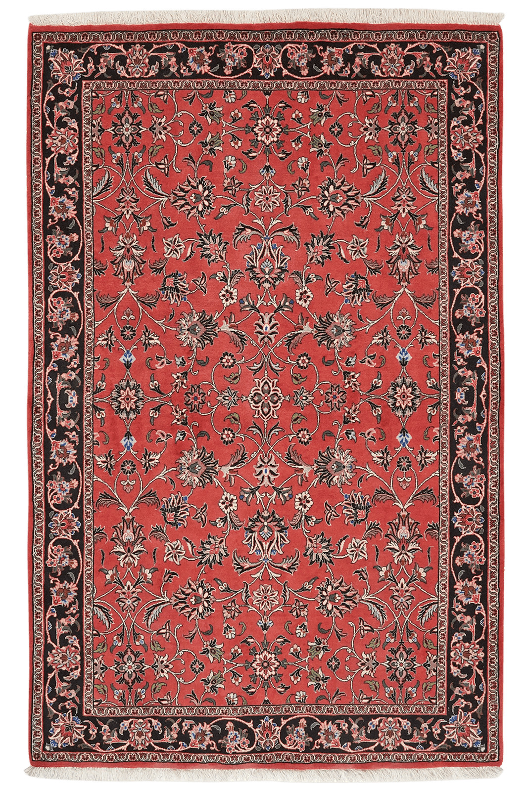 Bidjar — Hand-knotted, 113x177 cm, Red, 100% Virgin Wool | Main view