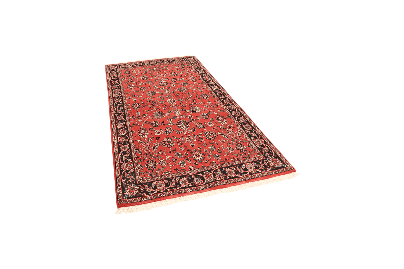 Bidjar — Hand-knotted, 113x177 cm, Red, 100% Virgin Wool | View 5