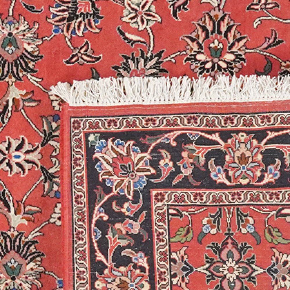 Bidjar — Hand-knotted, 113x177 cm, Red, 100% Virgin Wool | View 6