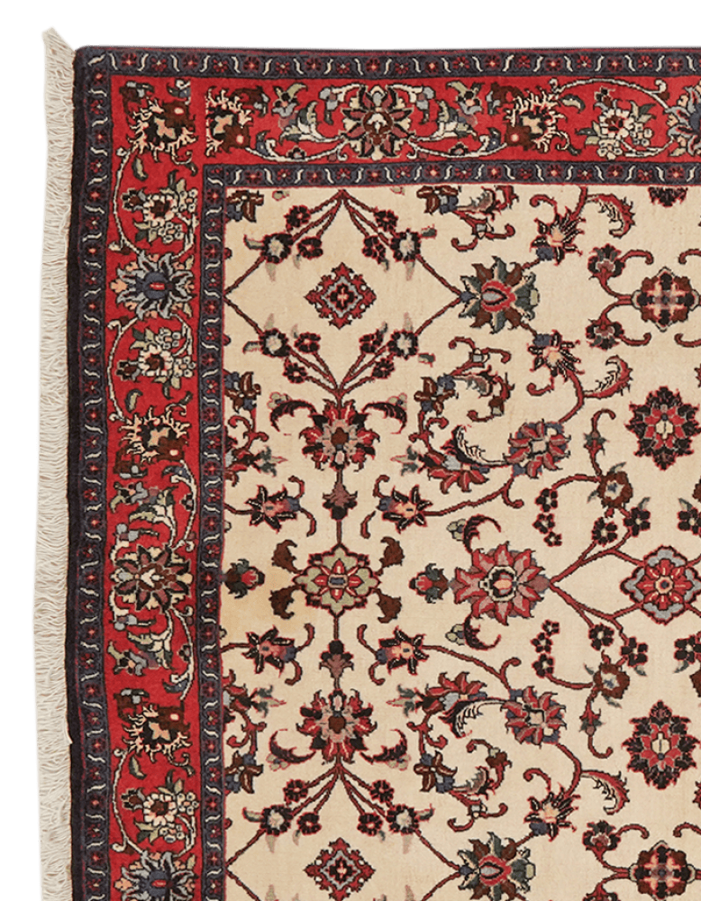 Bidjar — Hand-knotted, 109x172 cm, Beige, 95% Schurwolle, 5% Seide | View 3