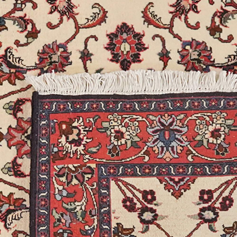 Bidjar — Hand-knotted, 109x172 cm, Beige, 95% Schurwolle, 5% Seide | View 6