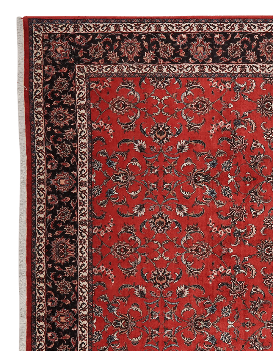 Bidjar — Hand-knotted, 254x352 cm, Red, 100% Virgin Wool | View 3