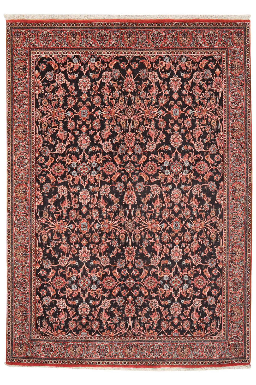 Bidjar — Hand-knotted, 162x224 cm, Blue, 100% Virgin Wool | Main view