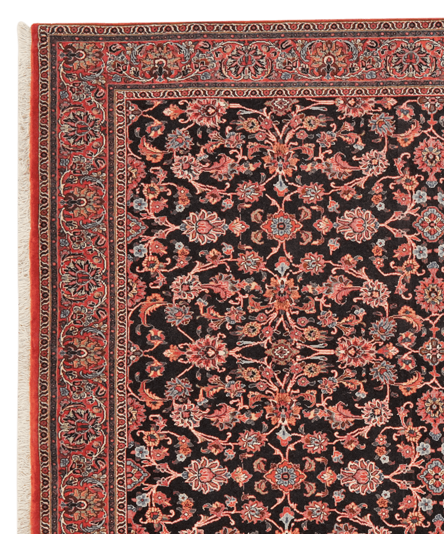 Bidjar — Hand-knotted, 162x224 cm, Blue, 100% Virgin Wool | View 3