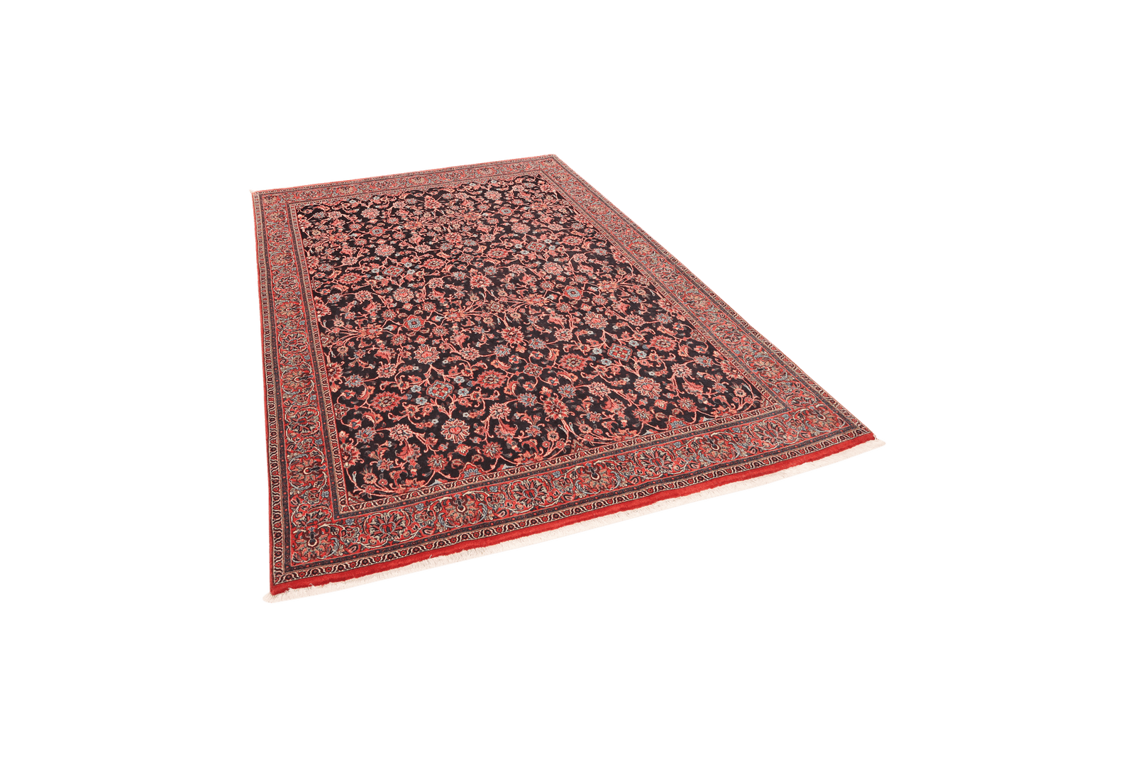 Bidjar — Hand-knotted, 162x224 cm, Blue, 100% Virgin Wool | View 5