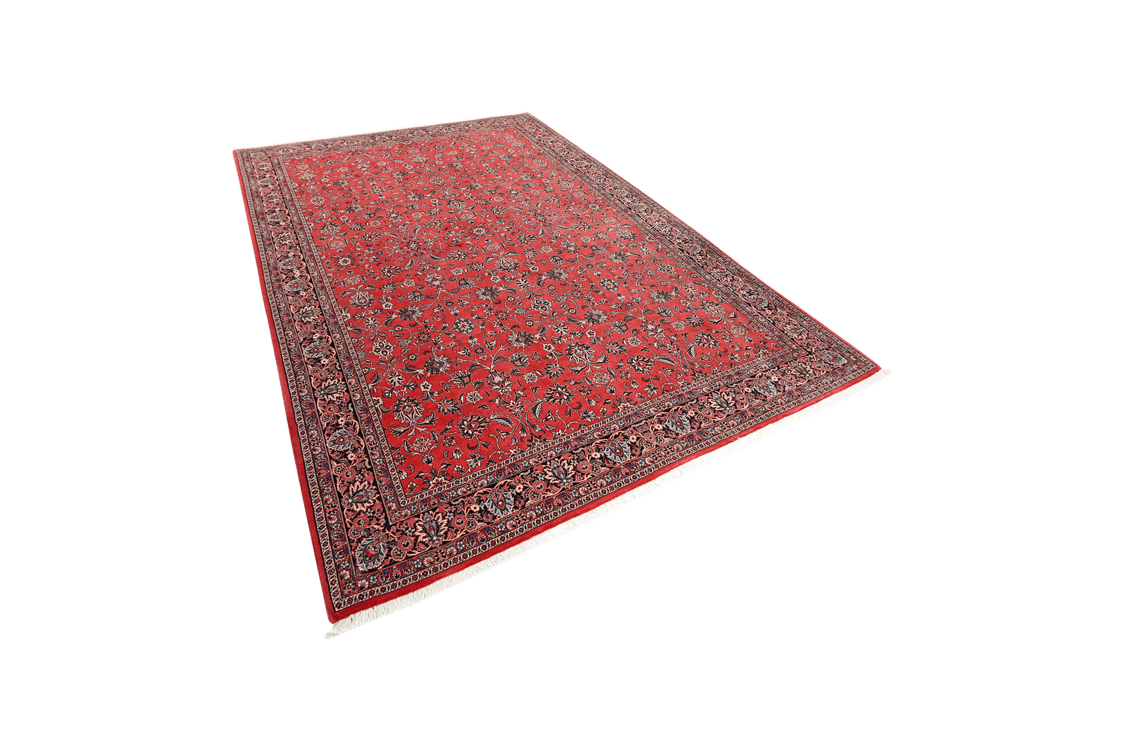 Bidjar — Hand-knotted, 205x313 cm, Red, 100% Virgin Wool | View 5